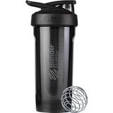 BlenderBottle Strada Shaker Cup Perfect voor Protein Shakes en Pre Workout, 28 oz, Zwart