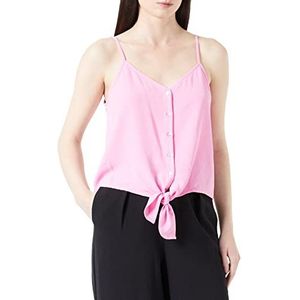 ONLY Dames Onlmette WVN Cs Strap Button Top Top Top, Fuchsia pink., S