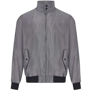 Merc of London Harrington Tonic Herenjas, zilver, Binney, XXXL, Zilver, 3XL