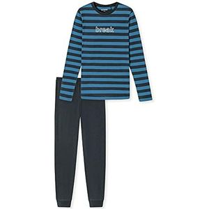Schiesser Pyjama voor jongens, Blauw_173848, 152 cm