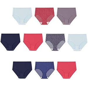 Hanes Dames Slip (Pack van 10), GEASSORTEERD, 9