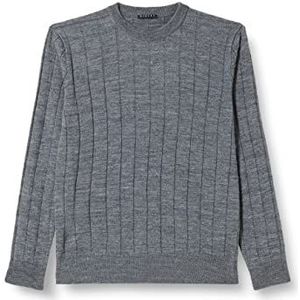 Sisley Mens L/S 109KS100Z Sweater, Grijs 912, S
