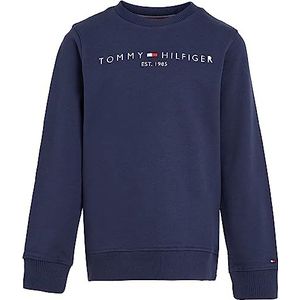 Tommy Hilfiger Unisex Kid's Essential Sweatshirt, Twilight Navy, 16 jaar
