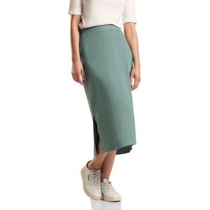 Geribbelde midi-rok, Seafoam Green., 44