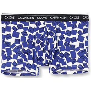 Calvin Klein | Trunk Heren Trunks, Collage Logo Print_clematis, XS