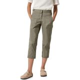 Capri - Smoky Taupe - Katoen - 2-Knoopsmodel Met Knoopdetails