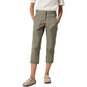 Capri - Smoky Taupe - Katoen - 2-Knoopsmodel Met Knoopdetails