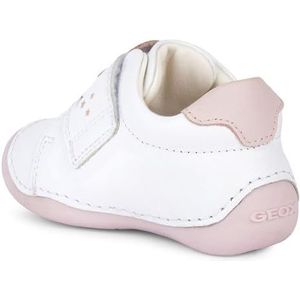 Geox B TUTIM B Sneakers voor baby's, wit/LT Rose, 21 EU, Witte Lt Rose, 21 EU