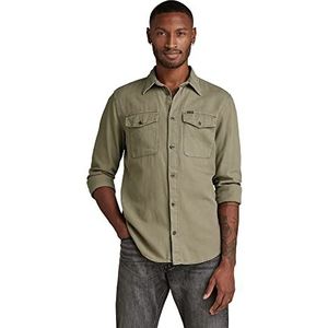 G-STAR Heren Marine Slim Shirts, groen (Shamrock Gd D20165-7647-b681), XXL