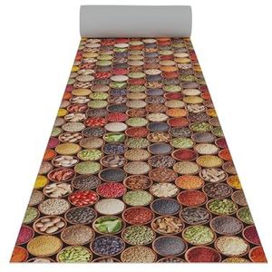 Italian Bed Linen Lopers, gemaakt in Italië, met digitale print, Spicy, 50 x 100 cm