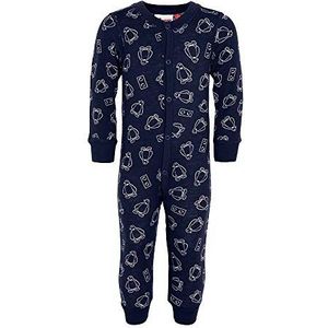 Lego Wear Unisex Baby Lwubava - rompertje 100% merinowol baselayer ondergoed, 590 Dark Navy, 62 cm