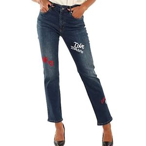 Love Moschino Jeans voor dames, Blauwe Denim, 30