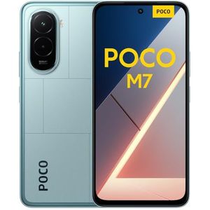 Xiaomi POCO M7, Smartphone 6+128GB, 6.9"" FHD+ 144Hz Display, Snapdragon 685, 50MP AI dual camera, 7000mAh, Blue, Charger Not Included