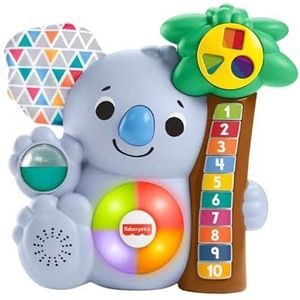 Fisher-Price GRG64 - Linkimals Interaktywny Koala, muzyczna zabawka edukacyjna dla małych dzieci, zawartość edukacyjna w języku polskim