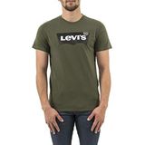 LEVI'S ® Shirt  olijfgroen / zwart / wit