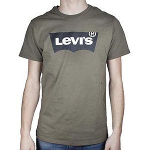 Levi's Housemark Graphic Tee T-shirt Mannen, Tech Olive Night, M