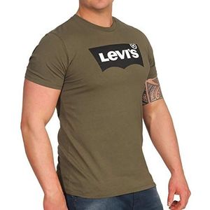 Levi's Housemark Graphic Tee T-shirt Mannen, Tech Olive Night, M