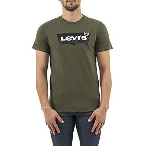 Levi's Housemark Graphic Tee T-shirt Mannen, Tech Olive Night, M
