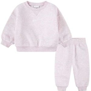 NIKE - Essential Fleece Crew Set - Katoen - Unisex - Grijs