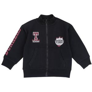 Chicco Sweatshirt met ritssluiting voor jongens, Zwart, 12 mesi