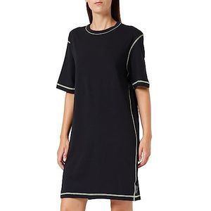 Calvin Klein nachthemden voor dames, zwart (Black/Sunny Lime), S