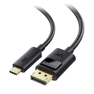 Cable Matters USB C naar DisplayPort-kabel (USB-C naar DisplayPort-kabel/USB C naar DP-kabel) ondersteunt 4K 60Hz zwart 182 cm - Thunderbolt 3-poorts compatibel met MacBook Pro, Dell XPS 13/15 en meer