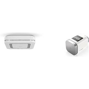 Bosch Smart Home Twinguard Rookmelder, met luchtkwaliteitsmeting (Bosch Smart Home-systeem) & Bosch Smart Home-radiatorthermostaat II, slimme thermostaat met appfunctie