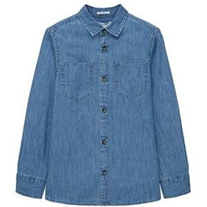 TOM TAILOR Meisjes blouse 1035164, 10110 - Blue Denim, 164