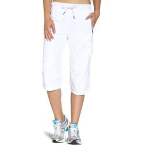 ESPRIT Sports Dames Capri broek, D88450, wit (white 100), 34