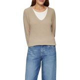 Trui - 81w8 - Regular Fit - V-hals - Lange Mouwen - Geribbelde Structuur