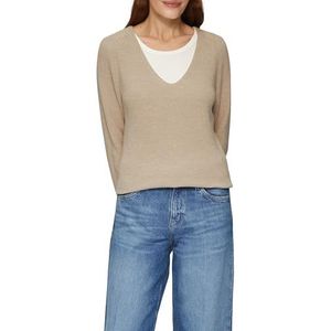 Trui - 81w8 - Regular Fit - V-hals - Lange Mouwen - Geribbelde Structuur