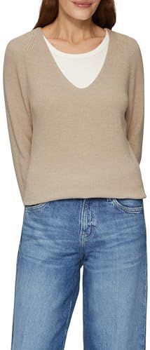 Trui - 81w8 - Regular Fit - V-hals - Lange Mouwen - Geribbelde Structuur