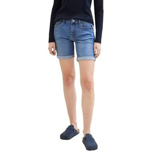 TOM TAILOR Dames bermuda jeans shorts, 10280 - Light Stone Wash Denim, 29