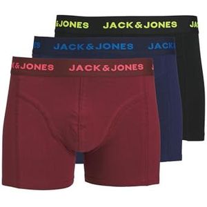 Jack & Jones Heren Jaczane Solid Trunks 3 Pack, Ocean Cavern, M (3-pack), Ocean Cavern, M