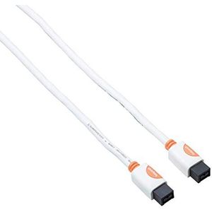 Bespeco SLF99600 Firewire kabel, 9-polig op 9-polige stekker, 6 m