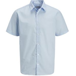 Jrebgavin Solid Shirt Ss, Cashmere Blue, L