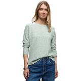 Street One Dames Shirt met structuur en knopen in Groen, in size: 34