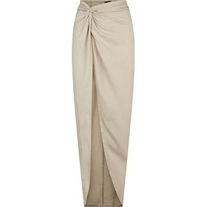 OW COLLECTION Women's Iriss Rock Skirt, Beige, Extra Large