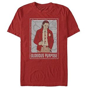 Marvel Unisex Loki-Glorious Purpose Organic Short Sleeve T-Shirt, Rood, XXL, rood, XXL