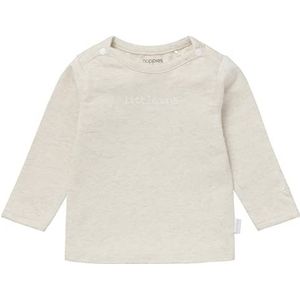 Noppies Baby U tee LS Hester Text T-shirt uniseks baby, Ras1202 Havermout - P611, 68