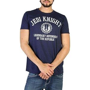 Star Wars Jedi Knight Collegiate T-shirt voor heren, Donkerblauw, S