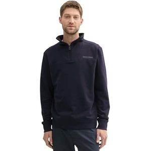 TOM TAILOR Sweatshirt voor heren, 10668 - Sky Captain Blue, M