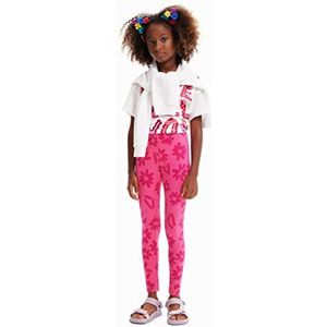 Desigual Bubble Leggings voor meisjes, rood, 12 Jaar