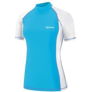Abysstar Rash Guard T-shirt Lycra Women - Tijuana #L, Blauw/Grijs, L/XL