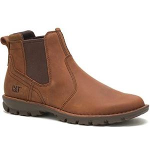 Caterpillar Excursion Chelsea Boots voor heren, Leder Bruin, 45 EU