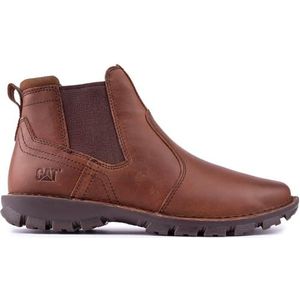 Caterpillar Excursion Chelsea Boots voor heren, Leder Bruin, 45 EU