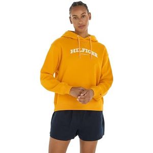 Tommy Hilfiger Hoodies voor dames, Oranje (Rich Oker), XXS