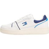 Veters - Wit/Navy - Plateau - Vetersluiting - Laag