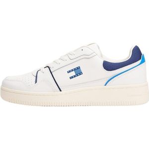 Veters - Wit/Navy - Plateau - Vetersluiting - Laag