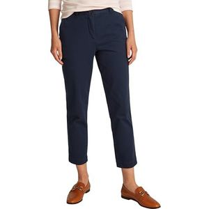 TOMMY HILFIGER Dames CO STRETCH GMD SLIM CHINO WW0WW45920, blauw, 40, Blauw Donker Nacht Navy, 40 EU